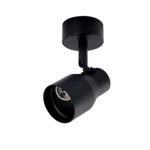 Foco Spot Cielo o Muro Negro Porta 1xGU-10 Round Incluye Ampolleta (SKU:36332-C 36332-F)