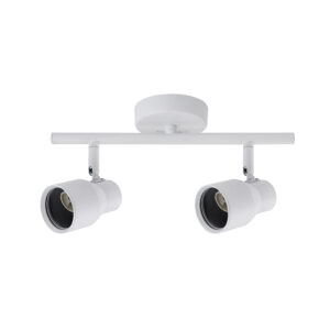 Foco Spot Cielo o Muro Blanco Porta 2xGU-10 Round Incluye Ampolleta (SKU:36336-C - 36336-F)