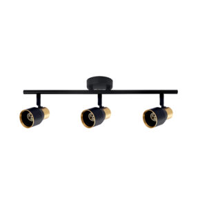 Foco Spot Cielo o Muro Porta 3xGU-10 Round Incluye Ampolleta (SKU:36340-C-36340-F)