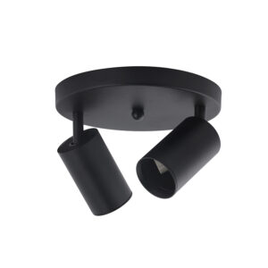 Foco Base Redonda Porta 2*GU10 Incluye Ampolletas (SKU:36343)