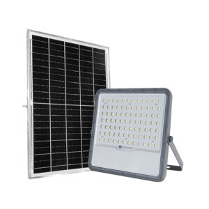 Proyector LED Solar 1400 Lm Luz Fría Control Remoto (SKU:36381)
