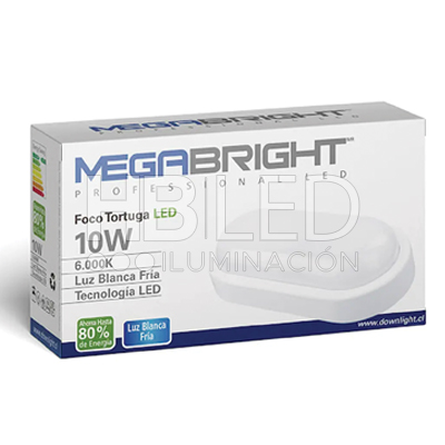 Foco LED Tortuga 10W Blanco Frío (SKU:504000015) https://www.hbled.cl/wp-content/uploads/2024/10/504000015-5.jpg