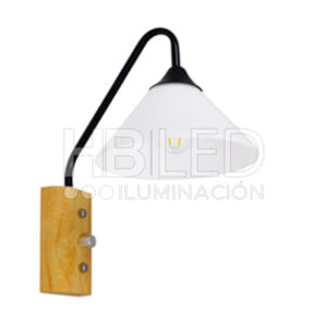 Apliqué Porta E-27 Tahti I Incluye Ampolleta Filamento 6W ST58 (SKU:72320278)