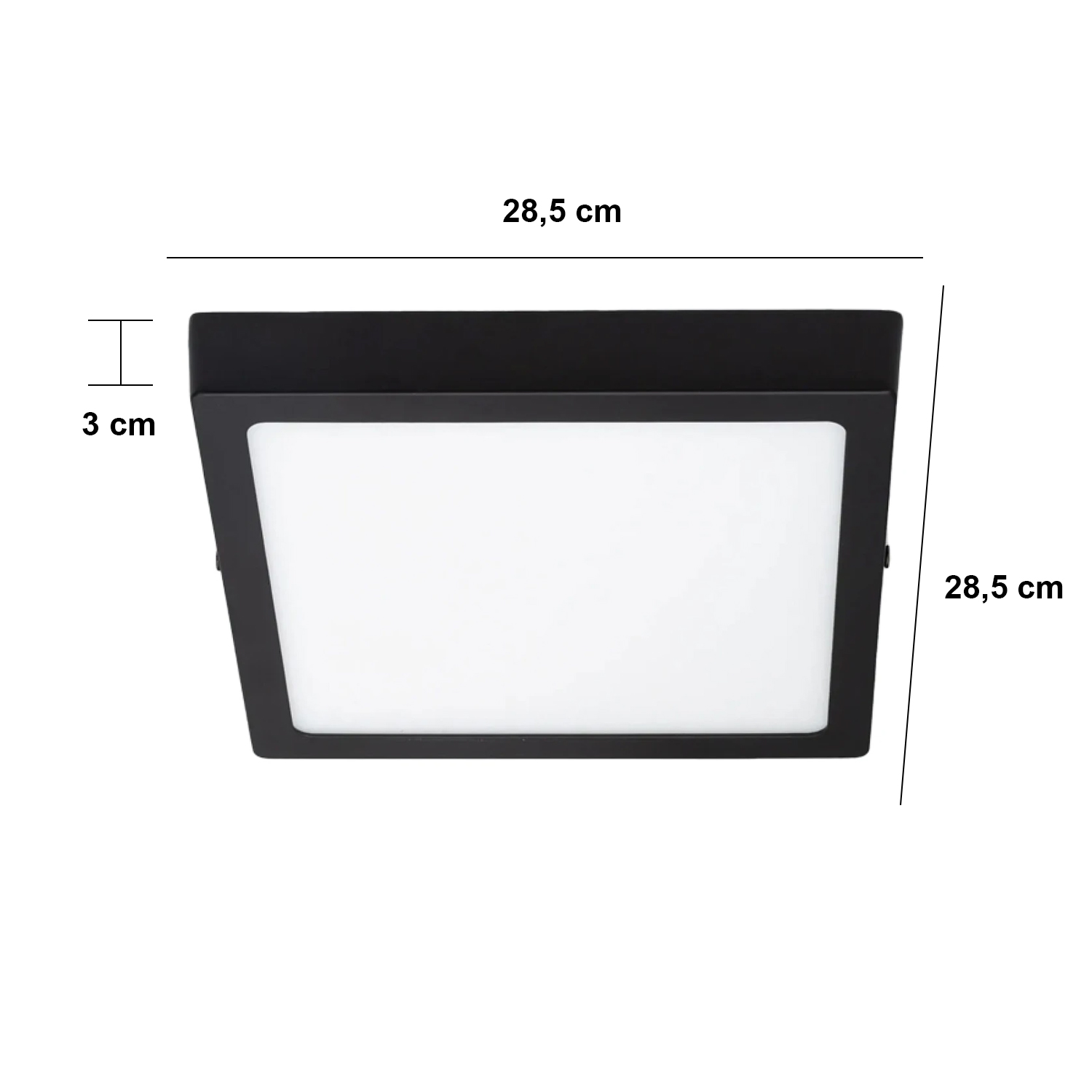 Panel LED Sobrepuesto Cuadrado Negro PRO 24 W(SKU:75256242-75264242-75273242) https://www.hbled.cl/wp-content/uploads/2024/10/75256242-3-4.jpg