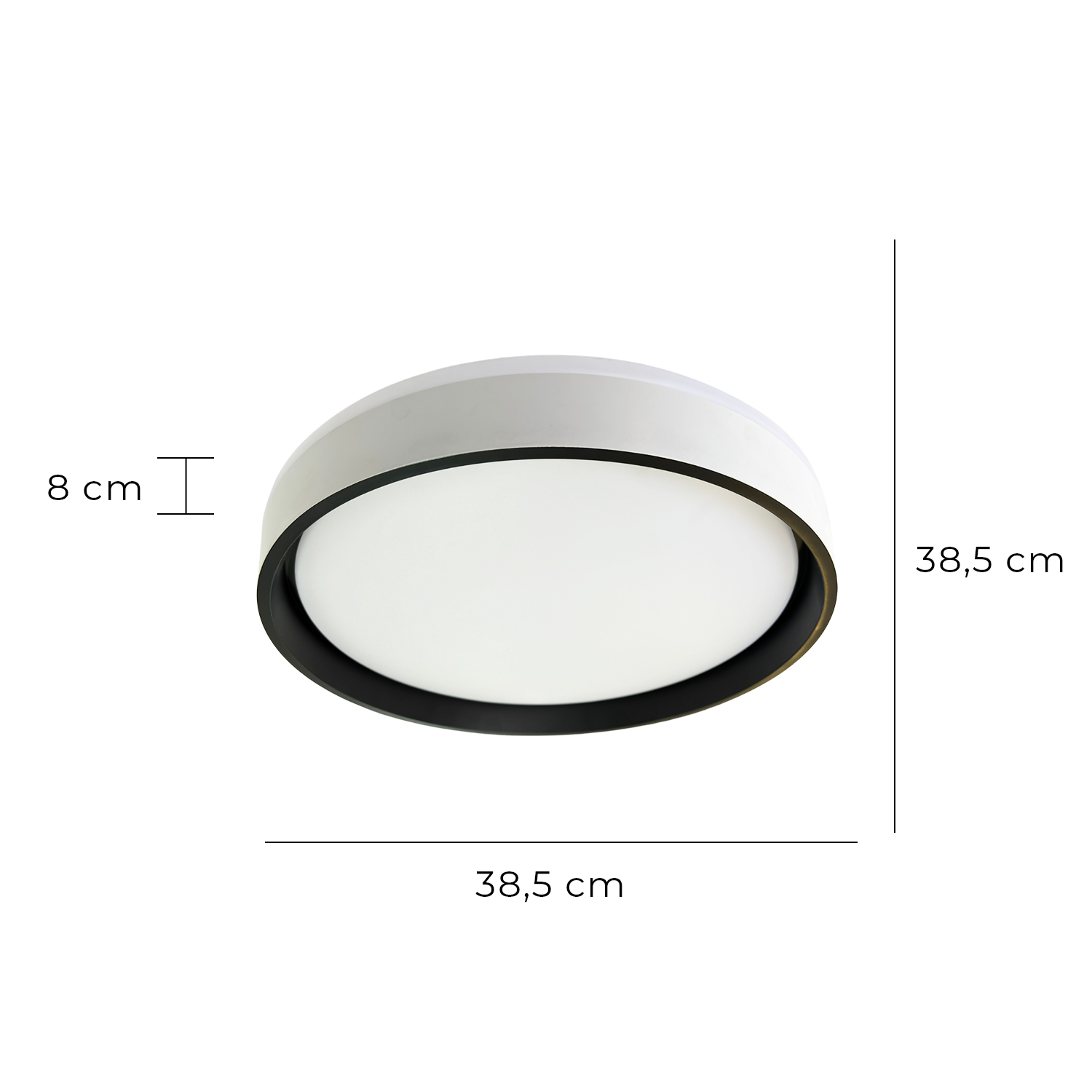 Lampara LED C/Control 42+42W Negra ASTE Tres Temperaturas (SKU:75340489) https://www.hbled.cl/wp-content/uploads/2024/10/75340489-8.jpg