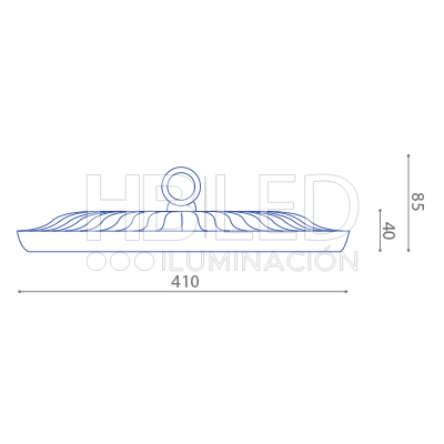 Campana LED UFO FLAT 200W Mega (SKU:919407) https://www.hbled.cl/wp-content/uploads/2024/10/919407-8.jpeg
