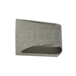 Apliqué LED Bidireccional Gris 2*5W (SKU:35557)