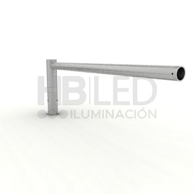 Brazo Simple Para Postes De Alumbrado Público (SKU:4300012) https://www.hbled.cl/wp-content/uploads/2024/10/Brazo-Simple-para-Postes-de-alumbrado-Publico-1.jpg