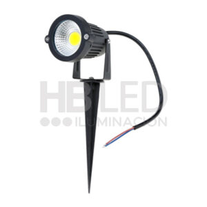 Foco LED Estaca Jardín 6W RGB (SKU:12039)