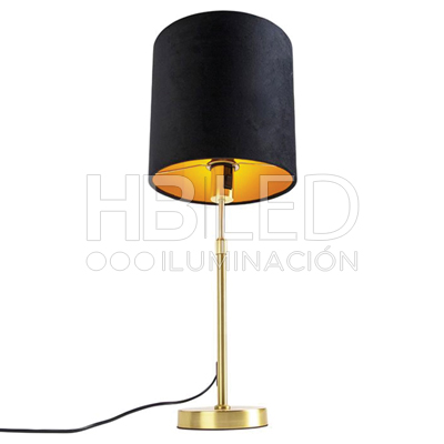 Lámpara de Mesa «Varella» Con Pantalla E-27 Dorado (SKU:LC0115) https://www.hbled.cl/wp-content/uploads/2024/10/LC0115-4.jpg