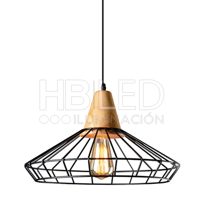 Lámpara Colgante Blix Metal Negro E-27 (SKU:LC0188) https://www.hbled.cl/wp-content/uploads/2024/10/LC0188-2.jpg