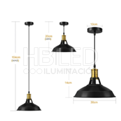 Lámpara Colgante Decorativa Industrial E-27 (SKU:35799) https://www.hbled.cl/wp-content/uploads/2024/10/Lampara-Colgante-Decorativa-Industrial-E-27-5.jpg