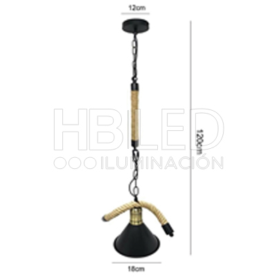 Lámpara Colgante Vintage Cáñamo E-27 (SKU:35676) https://www.hbled.cl/wp-content/uploads/2024/10/Lampara-Colgante-Decorativa-Vintage-Canamo-E-272.jpg