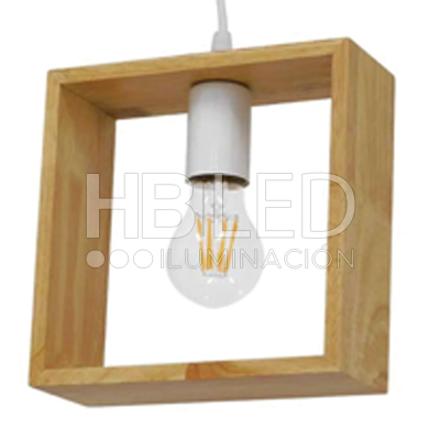 Lámpara Colgante de Madera Decorativa Cuadrada E-27 (SKU:35761) https://www.hbled.cl/wp-content/uploads/2024/10/Lampara-Colgante-de-Madera-Decorativa-Cuadrada-E-27-2.jpg