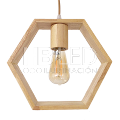 Lámpara Colgante de Madera Decorativa Hexagonal E-27 (SKU:70380278) https://www.hbled.cl/wp-content/uploads/2024/10/Lampara-Colgante-de-Madera-Decorativa-Hexagonal-E-275.jpg
