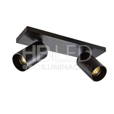 Foco Spotlight Negro 2x Con Ampolleta 5,5W GU-10 M (SKU:3002435AGC-3002435AGF) https://www.hbled.cl/wp-content/uploads/2024/10/MEGAX2.2-2.jpg