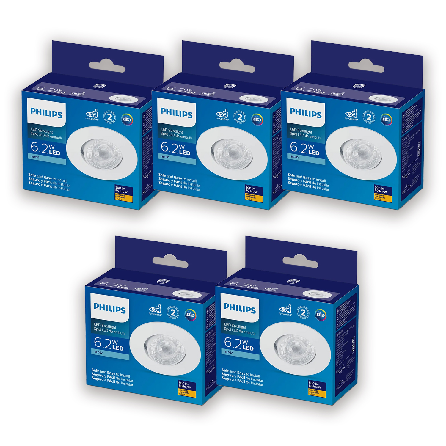 Pack 5 Foco Led Integrado Philips Spot 6.2 W https://www.hbled.cl/wp-content/uploads/2024/10/PH-929002655401-5-2.jpg