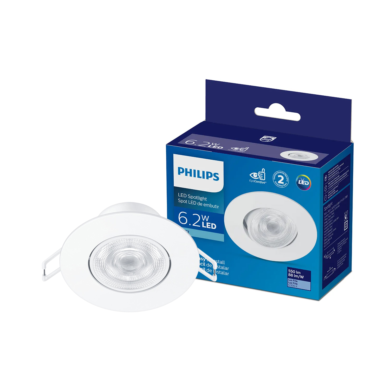 Foco Spotlight Led Integrado Philips 6.2W Luz Cálida o Fría https://www.hbled.cl/wp-content/uploads/2024/10/PH-929002655601-5.jpg