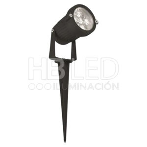 Foco LED RGB Estaca Jardín 5W (SKU:34509A)