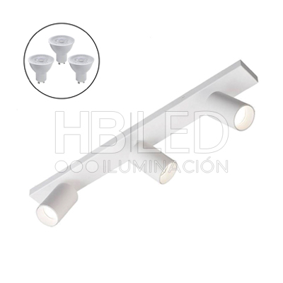Foco Spotlight Blanco 3x Con Ampolleta 5,5W GU-10 M (SKU:3002336PGC-3002336PGF) https://www.hbled.cl/wp-content/uploads/2024/10/foco-spot-blanco-ampolleta-3.jpg