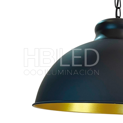 Lámpara Colgante E-27 Con Cadena Negro Con Dorado (SKU:D1170060) https://www.hbled.cl/wp-content/uploads/2024/10/lc0145-6.jpg