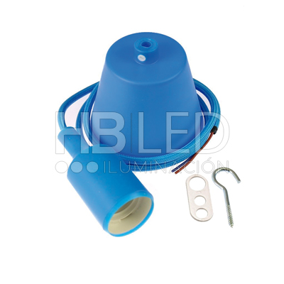 Soquete de Colores E-27 (SKU:35415) https://www.hbled.cl/wp-content/uploads/2024/10/soquete-azul-2.jpg
