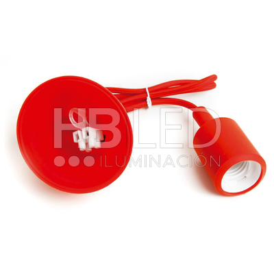 Soquete de Colores E-27 (SKU:35415) https://www.hbled.cl/wp-content/uploads/2024/10/soquete-rojo-5.jpg