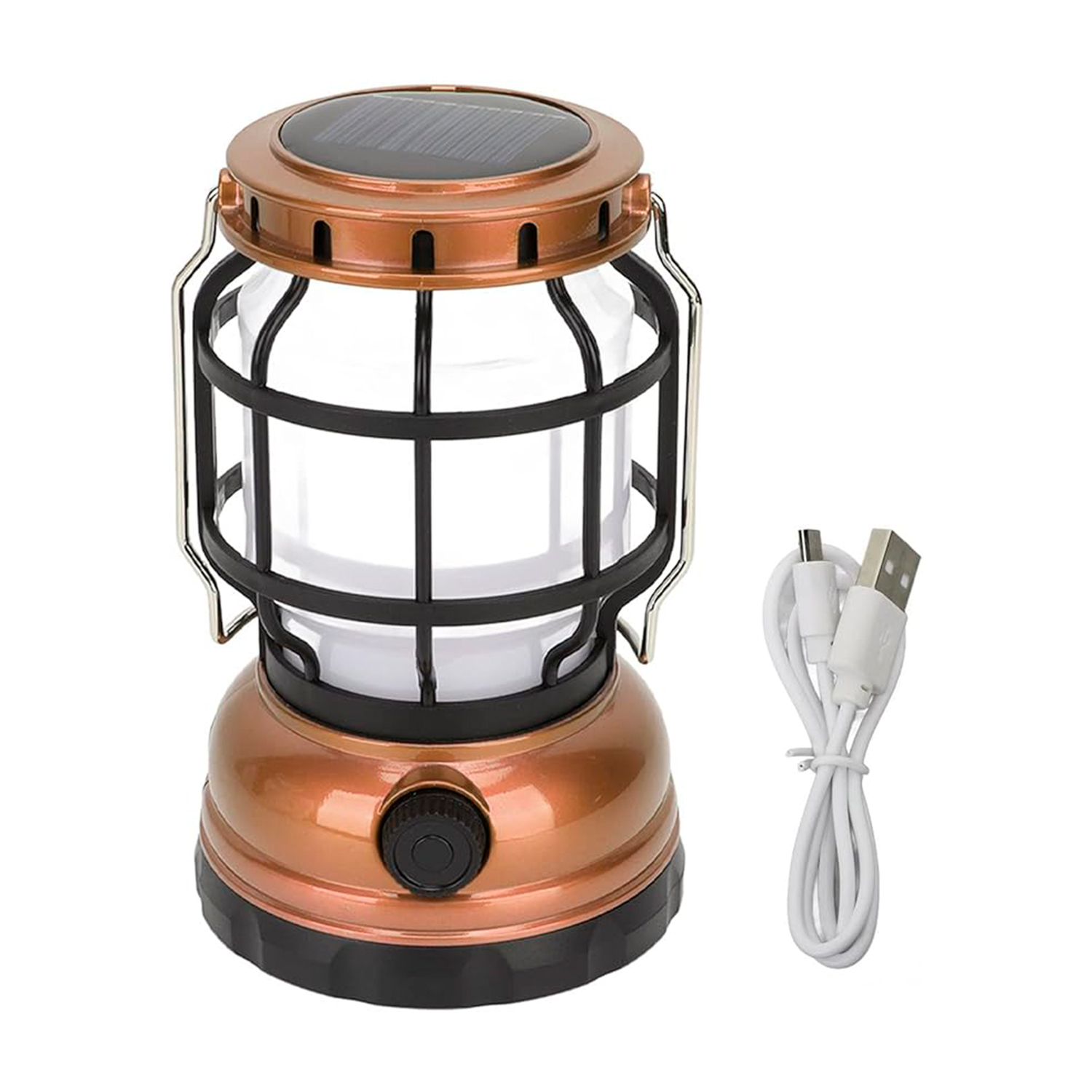 Lámpara Portátil de Camping Recarga Solar/USB Cobre (SKU:12023) https://www.hbled.cl/wp-content/uploads/2025/04/12023-3.jpg