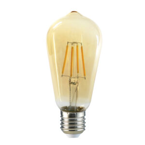 Ampolleta LED E-27 Filamento 6W Dimeable ST58 SEC (SKU:3386340)