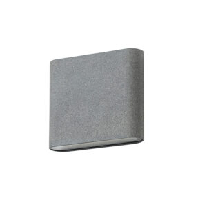 Apliqué LED de Pared Cuadrado Gris 2*5W Luz Cálida (SKU:34497)