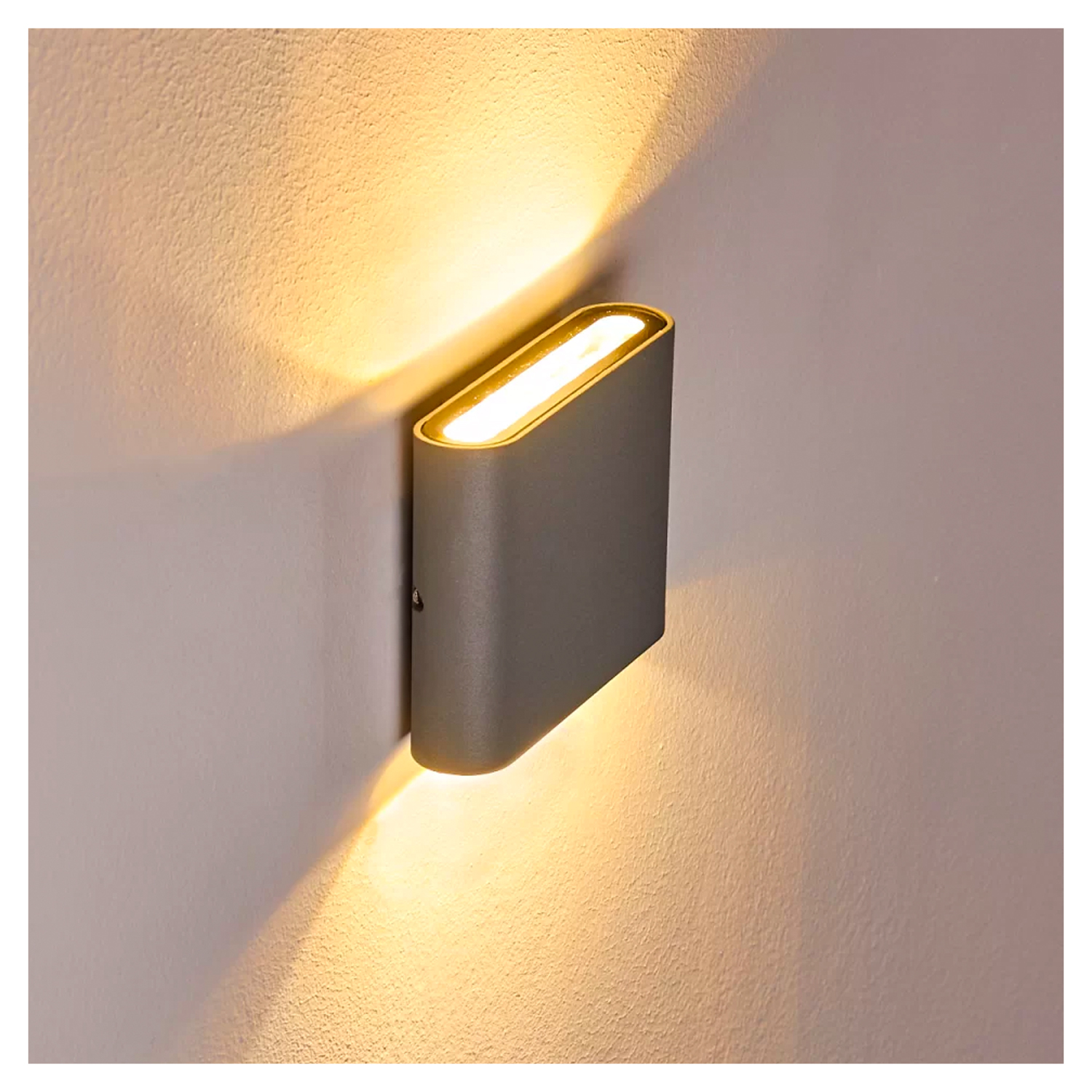 Apliqué LED de Pared Cuadrado Gris 2*5W Luz Cálida (SKU:34497) https://www.hbled.cl/wp-content/uploads/2025/04/34497-4.jpeg