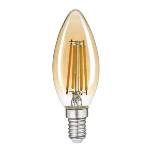 Ampolleta Filamento LED Vela E-14 4W (SKU:35039)