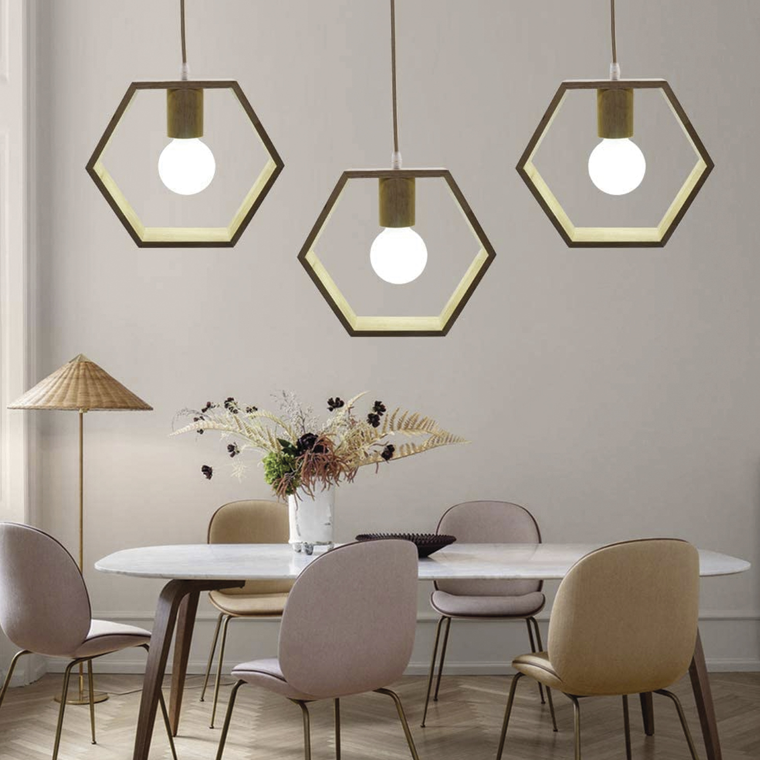Lámpara Colgante de Madera Decorativa Hexagonal E-27 https://www.hbled.cl/wp-content/uploads/2025/04/35592-3.jpg