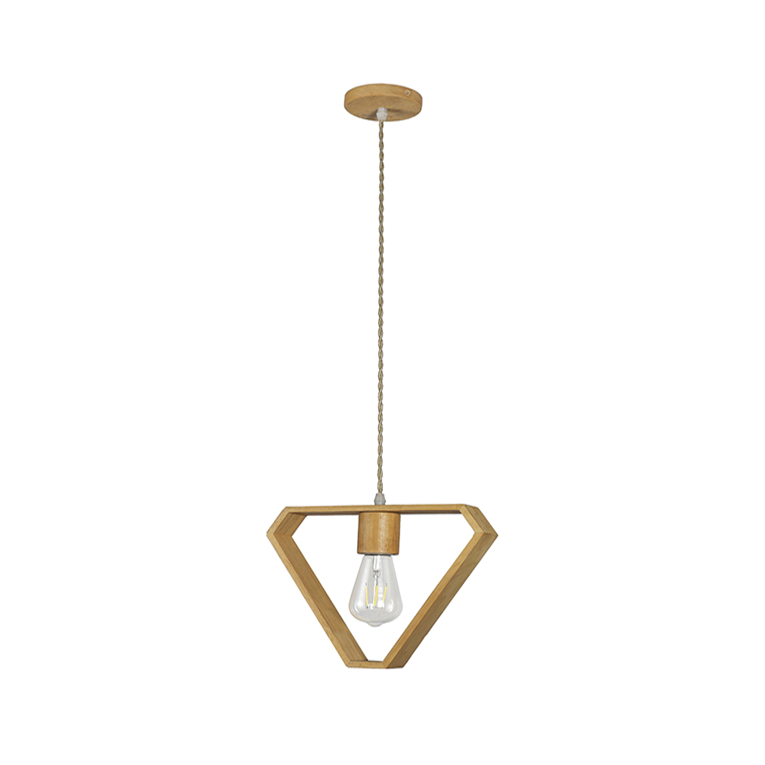 Lámpara Colgante de Madera Decorativa Triangular E-27 https://www.hbled.cl/wp-content/uploads/2025/04/35593-1.jpg