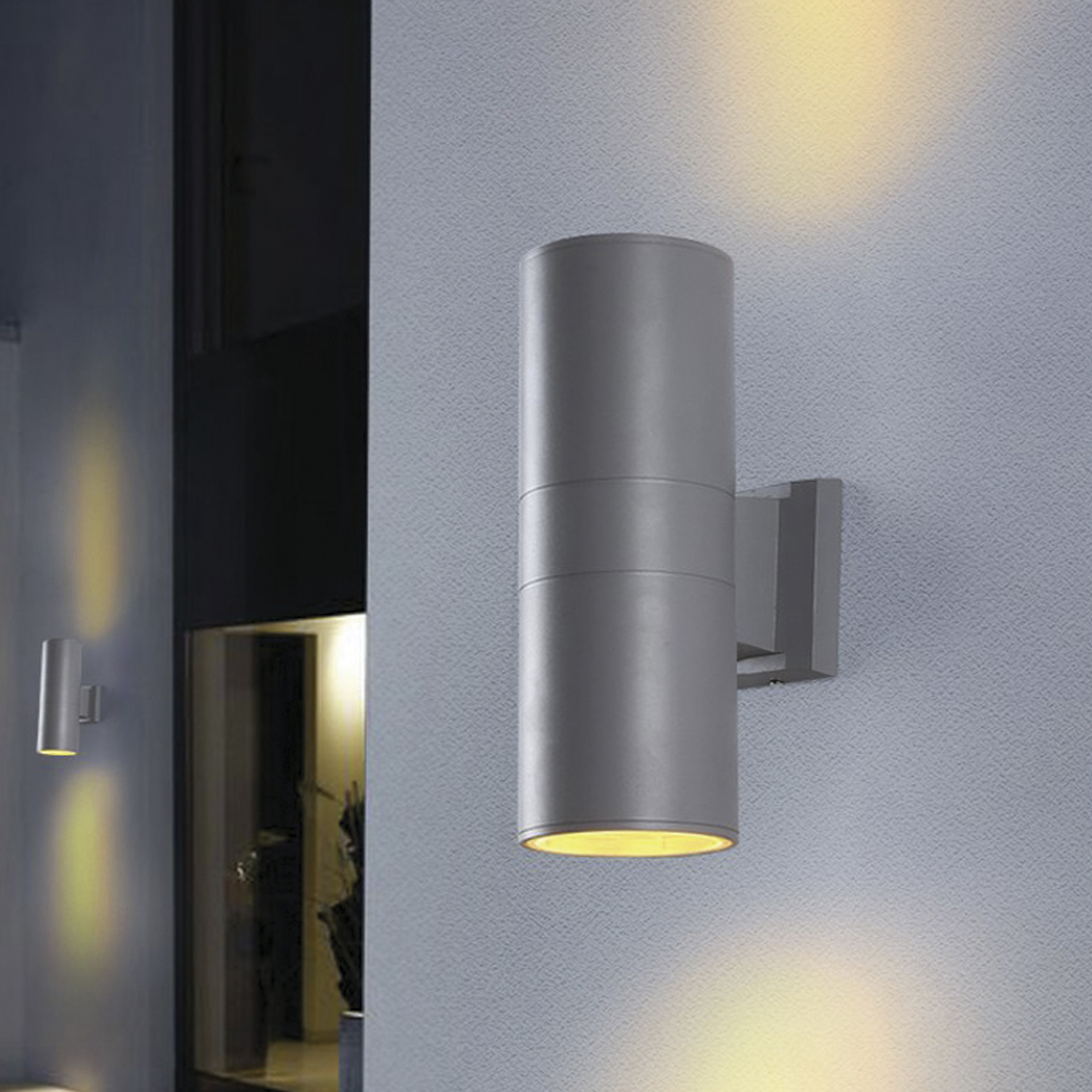 Apliqué Bidireccional LED Incorporado Gris/Negro 2*5W (SKU:35635-35808) https://www.hbled.cl/wp-content/uploads/2025/04/35635-3.jpeg