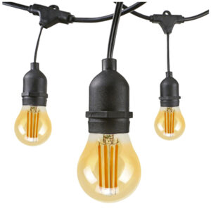 Guirnalda 10 Metros Con Ampolletas Filamento 4w G45 E-27 (SKU:35778-1)