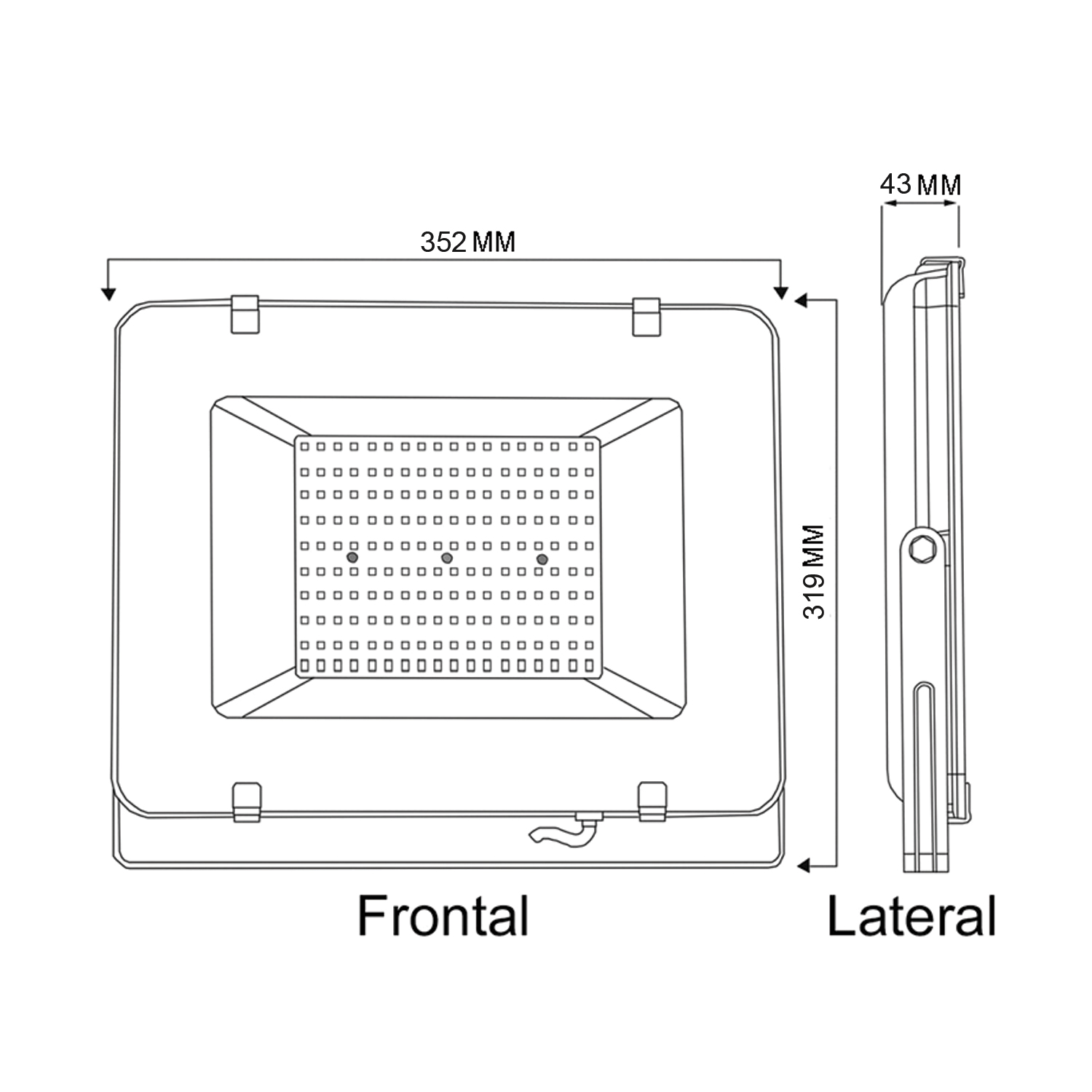 Foco Proyector De Área LED Light Thin 200W https://www.hbled.cl/wp-content/uploads/2025/04/35797-2.jpg