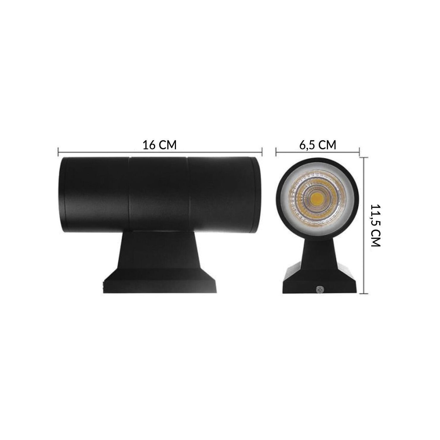 Apliqué Bidireccional LED Incorporado Gris/Negro 2*5W (SKU:35635-35808) https://www.hbled.cl/wp-content/uploads/2025/04/35808-3.jpeg