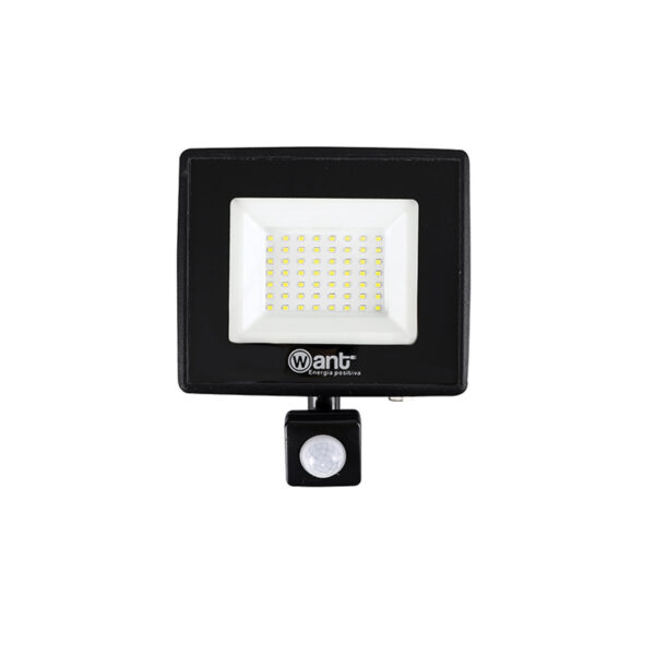 Foco Proyector De Área LED Light Thin Con Sensor 50W (SKU:35291-35825)