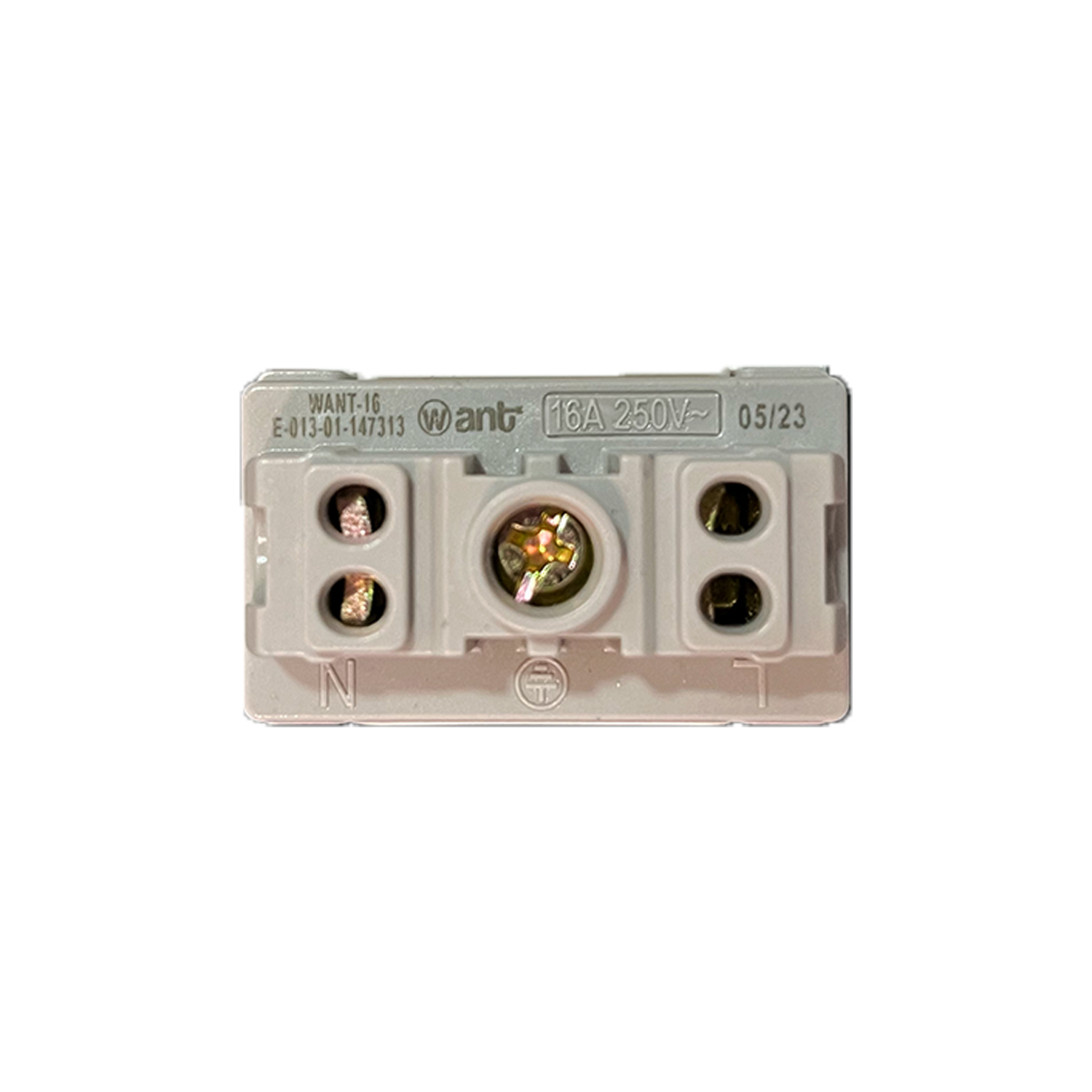 Pack 10 Módulo Tomacorriente 10A 250V Blanco https://www.hbled.cl/wp-content/uploads/2025/04/36108.jpg