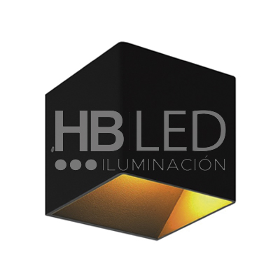 Apliqué LED de Pared Cuadrado 3W Cálido Negro (SKU:36127) https://www.hbled.cl/wp-content/uploads/2025/04/36127-2.jpg