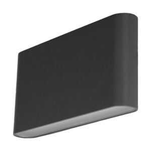 Apliqué LED Cuadrado 12W Cálido Negro (SKU:36131)