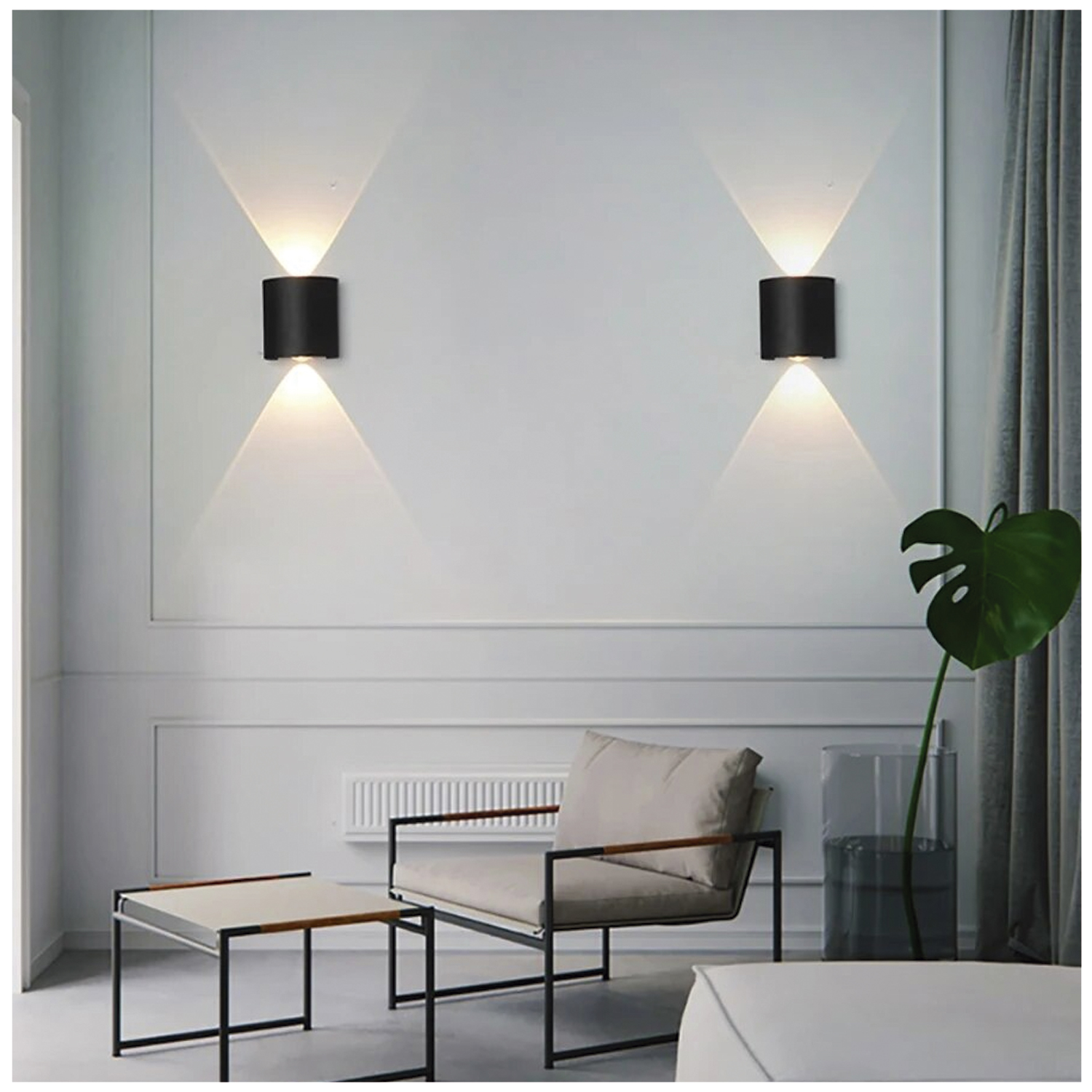 Apliqué de Pared LED Simple 2W Cálido Negro (SKU:36132) https://www.hbled.cl/wp-content/uploads/2025/04/36132-7-1.jpg