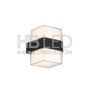 Apliqué de Pared LED Exterior Cuadrado 10W Cálido (SKU:36138)
