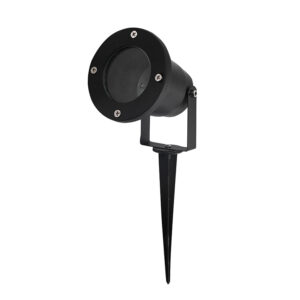 Foco Estaca Exterior Porta GU-10 Negro