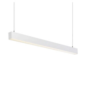 Luminaria Colgante Lineal ECO 40W Blanco 120cm Luz Neutra