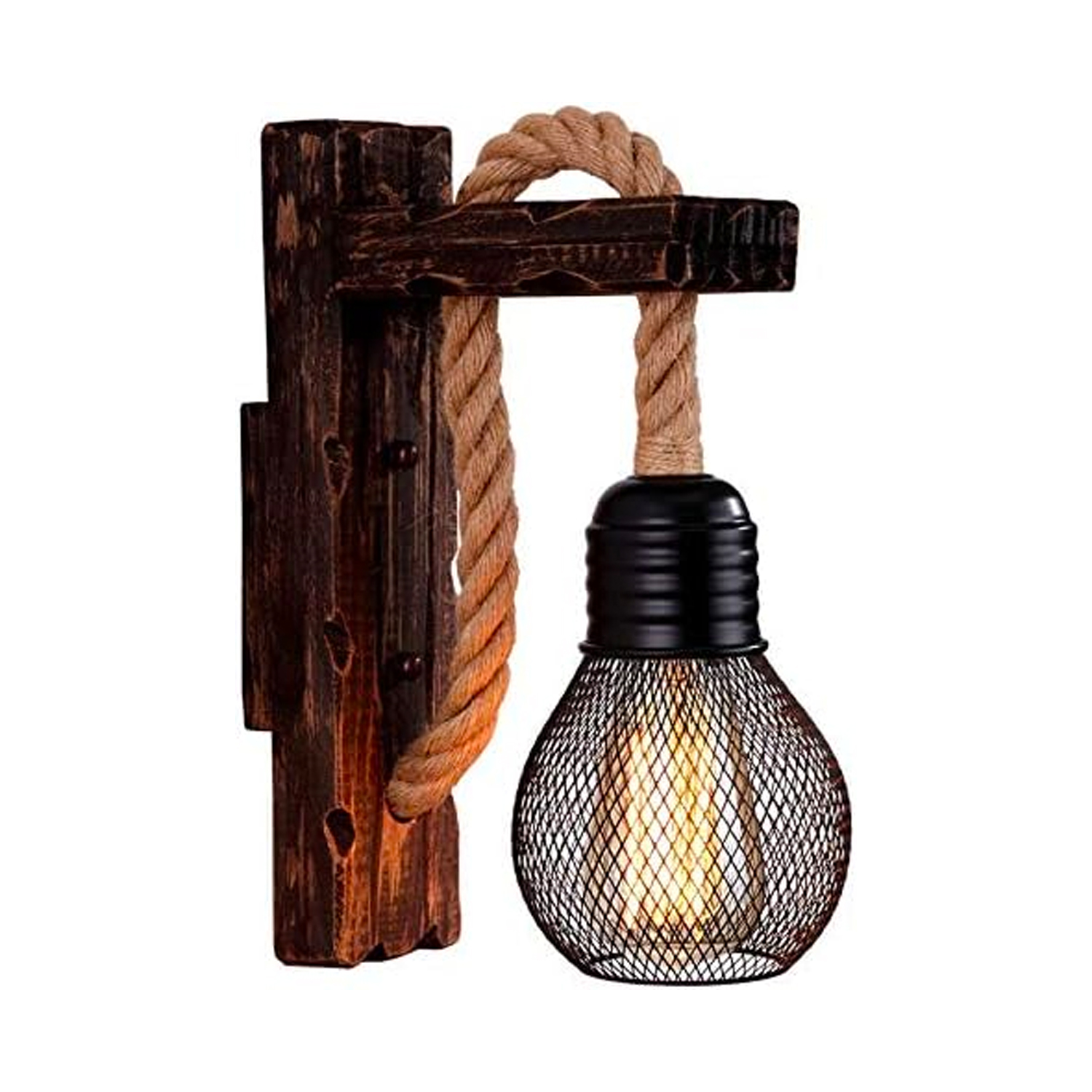Apliqué Decorativo de Madera Con Pantalla de Rejilla E-27 (SKU:36228) https://www.hbled.cl/wp-content/uploads/2025/04/36228-2.jpeg