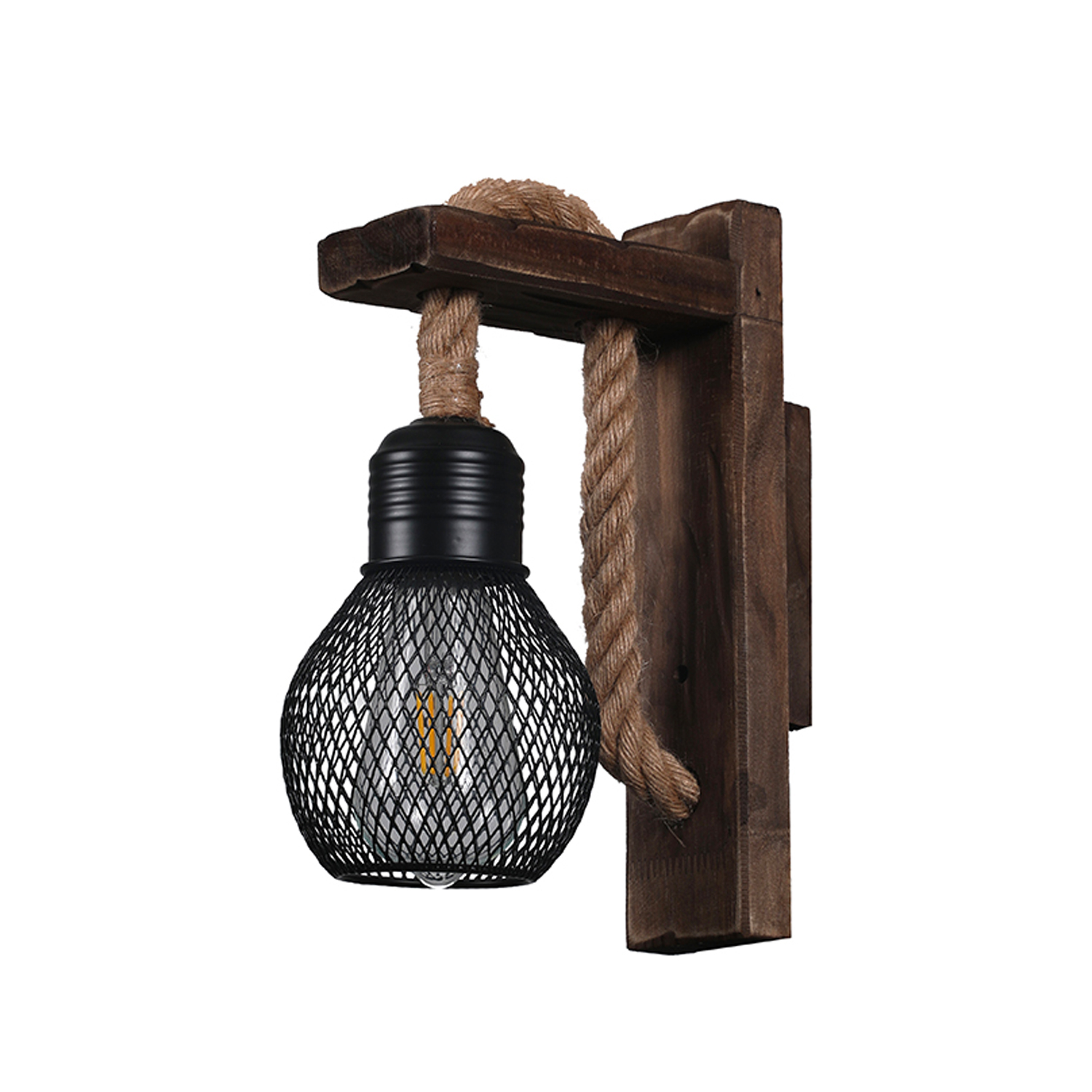 Apliqué Decorativo de Madera Con Pantalla de Rejilla E-27 (SKU:36228) https://www.hbled.cl/wp-content/uploads/2025/04/36228-3.jpeg