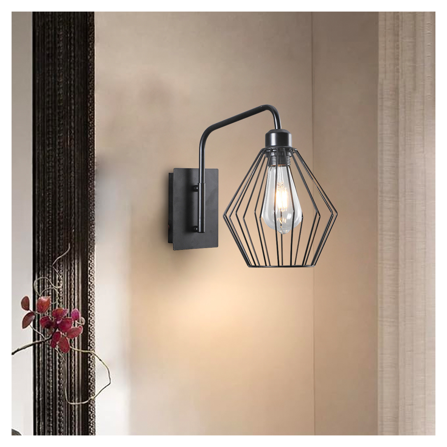 Aplique LED Estilo Hierro Porta E-27 Incluye Ampolleta (SKU:36247-C) https://www.hbled.cl/wp-content/uploads/2025/04/36247-5.jpg