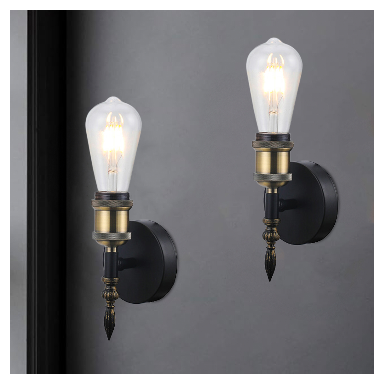 Aplique Soquete Vintage Dorado Porta E-27 Incluye Ampolleta (SKU:36265-C) https://www.hbled.cl/wp-content/uploads/2025/04/36265-3.jpg